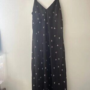 Black Slip Maxi Dress